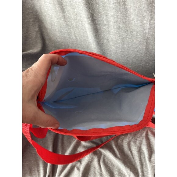 Magic School Bus Bag Whale Shaped Tote Book Bag Vintage 1994 adjusta strap - Picture 4 of 7